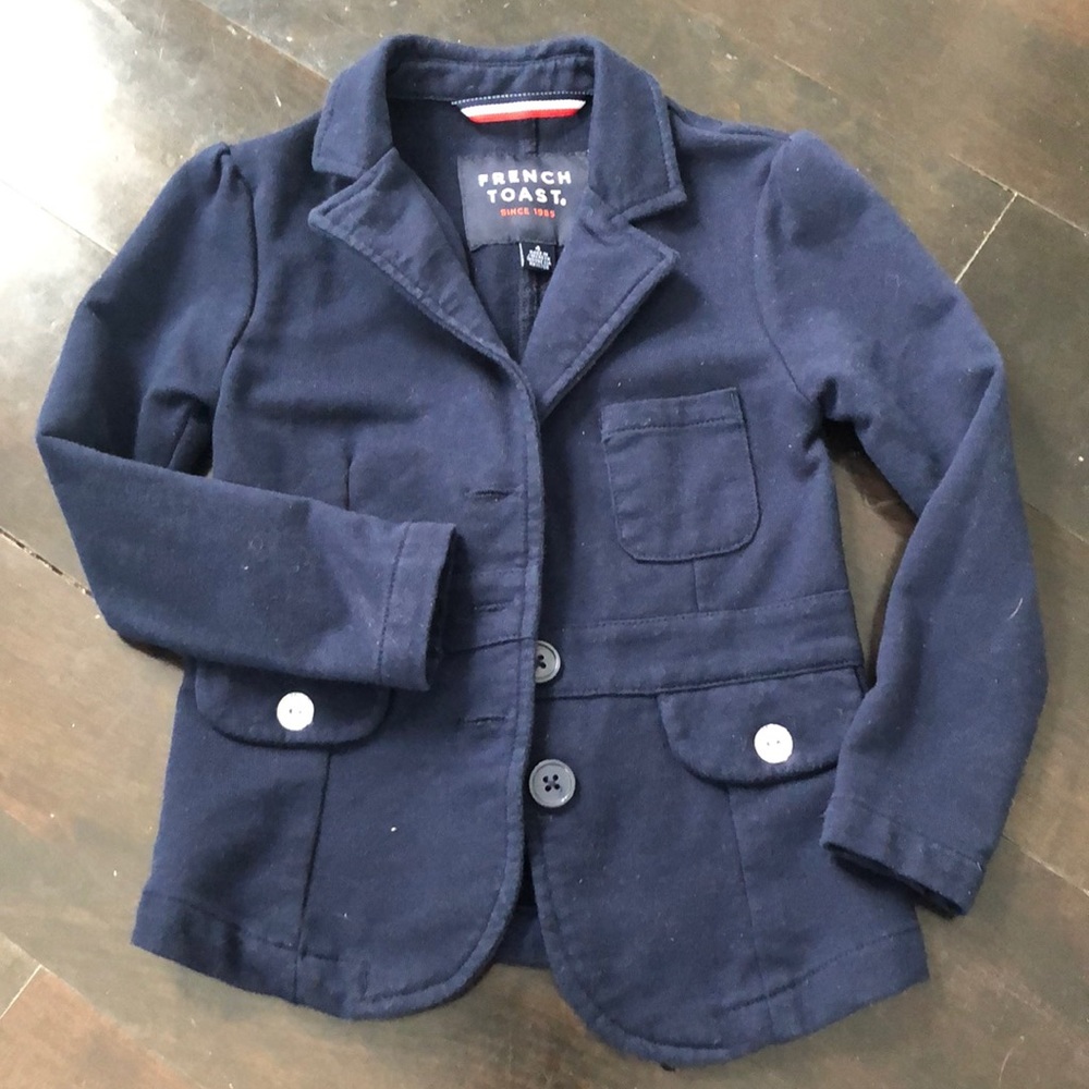 French Toast girls navy blazer